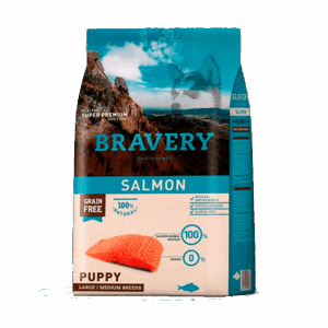BRAVERY SALMON PUPPY LARGE/MEDIUM BREED