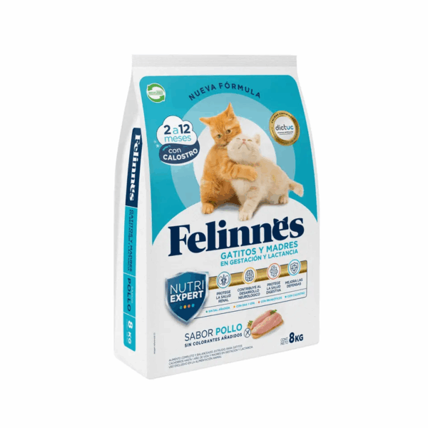 FELINNES GATITO BEBE POLLO Y LECHE 8KG