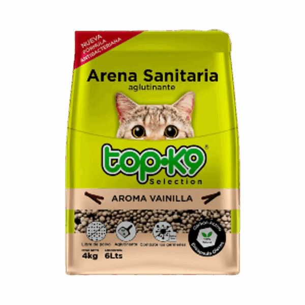 ARENA TOPK9 AGLUTINANTE VAINILLA 4KG