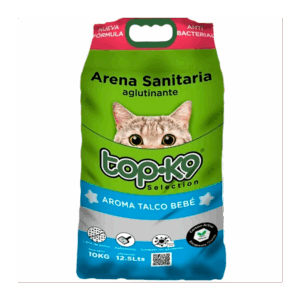 ARENA TOPK9 AGLUT TALCO BEBE 10KG