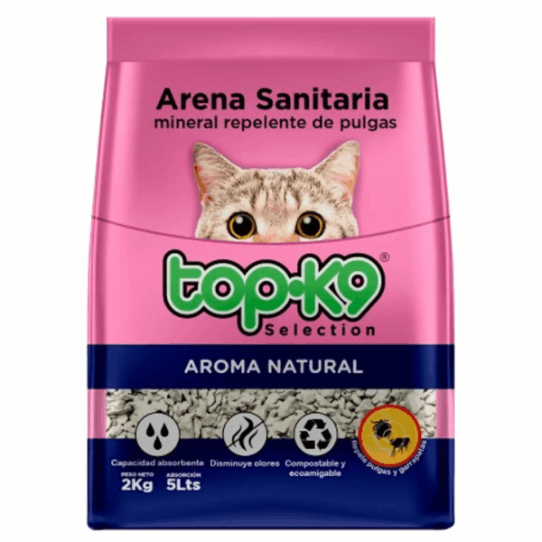 ARENA TOPK9 MINERAL ANTIPULGAS 2KG