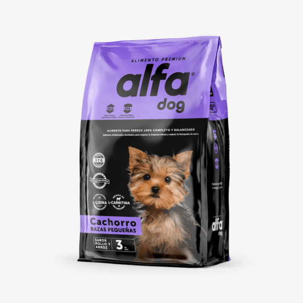 ALFA DOG PREMIUM CACHORRO RAZA PEQUEÑAS 3KG