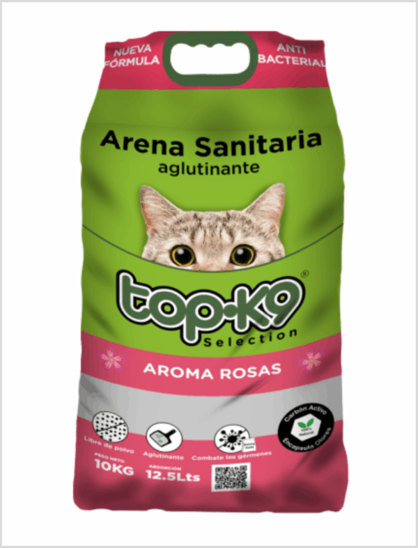 ARENA TOPK9 ROSAS 10KG