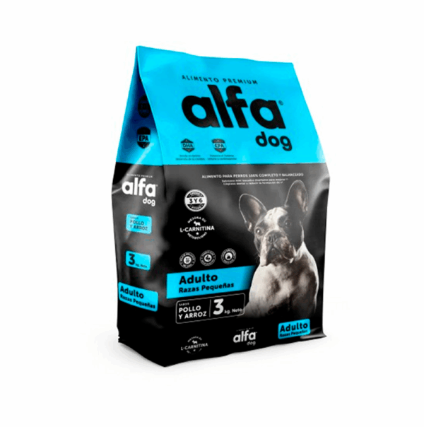 ALFA DOG PREMIUM ADULTO RAZA PEQUEÑA  3KG