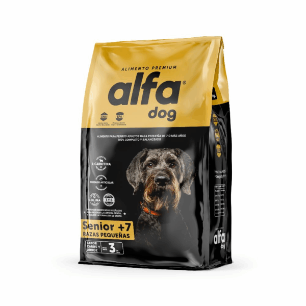 ALFA DOG PREMIUM SENIOR RAZA PEQUEÑAS 3KG